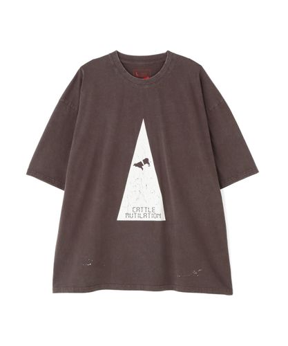 DankeSchon/ダンケシェーン/SPRAY BURN LOGO TEE | L.H.P