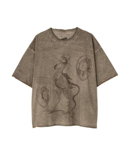 DankeSchon/ダンケシェーン/SPRAY BURN LOGO TEE | L.H.P