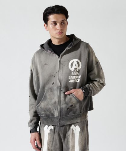 【正規品】FEAR OF GOD FOR セントマイケル ジャケット SAINT MICHAEL/セントマイケル/FG_HOODIE / SNT OF GOD / BLACK