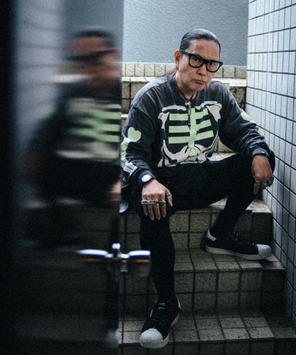 SAINT MICHAEL/セントマイケル/SS TEE / PSYCHOTIC SNT /BLACK | ROYAL