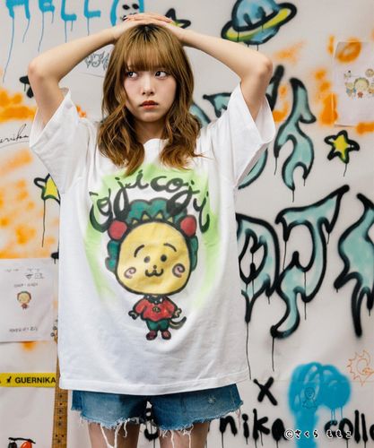 Guernika/ゲルニカ/らんま1/2 Paint T-shirt / らんま | ROYAL FLASH
