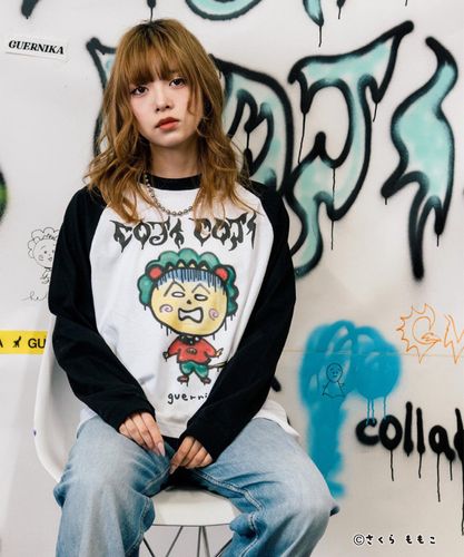 guernika/ゲルニカ/GACHAPIN Thumb Doll Spray T-Shirt | ROYAL FLASH