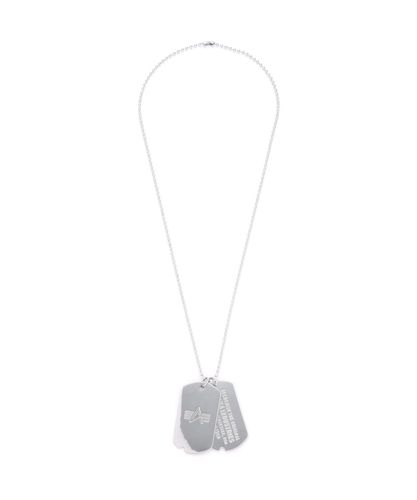 AVIREX by J.H.M CO.，LTD.》STERLING SILVER COLLEGE NECKLACE ONYX