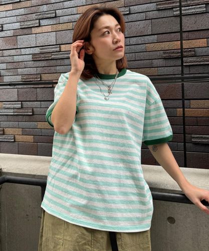 SOGLIA/ソリア OPEN END MULTI BORDER LS TEE ボーダーT | BEAVER