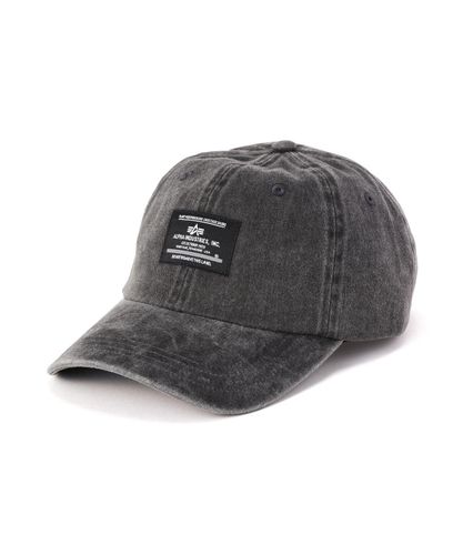 KIJIMA TAKAYUKI / SURFACE DYED DENIM 6PANEL CAP | THE LIBRARY（ザ