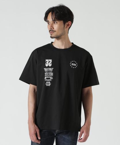 SAINT MICHAEL/セントマイケル/PE_SS TEE/SNT ENEMY/BLACK | ROYAL