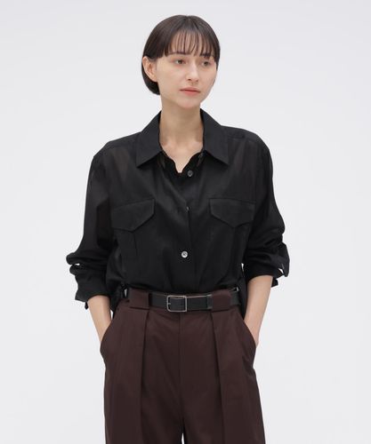 COTTON LINEN GINGHAM SHIRT | MARGARET HOWELL（マーガレット
