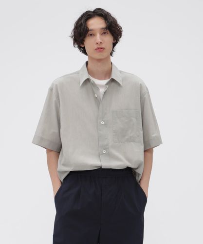TONAL STRIPE COTTON POPLIN SHIRT | MARGARET HOWELL（マーガレット