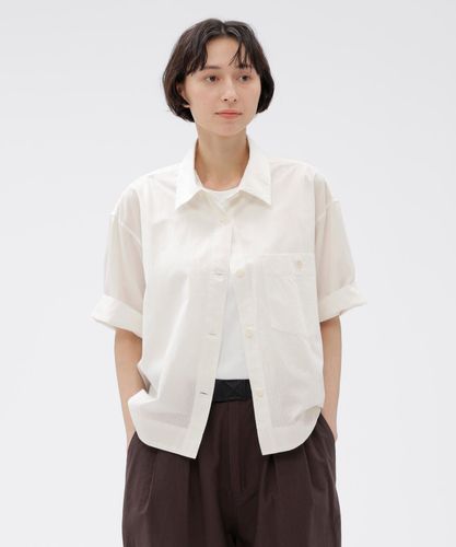 PIECE DYED COTTON POPLIN SHIRT | MARGARET HOWELL（マーガレット