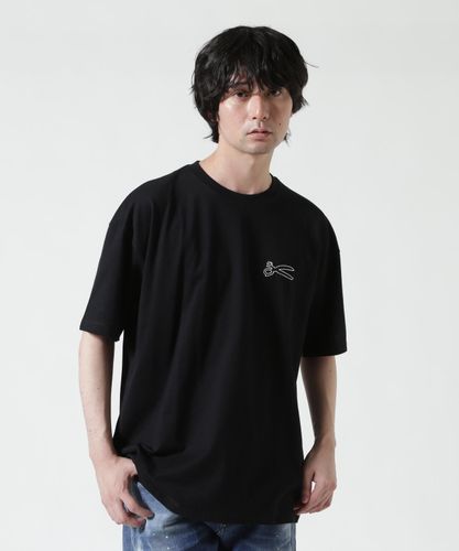 SAINT MICHAEL/セントマイケル/NAS_SS TEE/BLACK | ROYAL FLASH