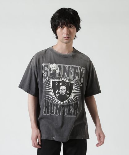 SAINT MICHAEL/セントマイケル/PE_SS TEE/SNT ENEMY/BLACK | ROYAL