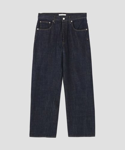 LEMAIRE / HEAVY INDIGO DENIM TWISTED BELTED PANTS | THE LIBRARY 