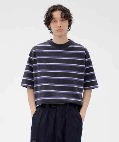 GARMENT DYED TOUGH COTTON LINEN JERSEY TOP | MARGARET HOWELL