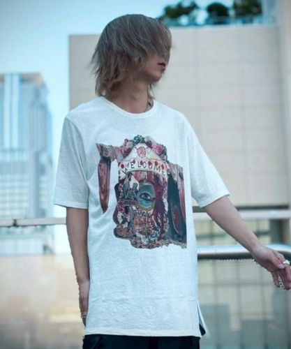 SAINT MICHAEL/セントマイケル/BTB_SS T-SHIRT/BEASTIEBOYS/WHITE