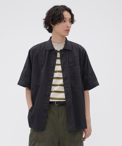 WASHED DRY COTTON LINEN SHIRT | MARGARET HOWELL（マーガレット