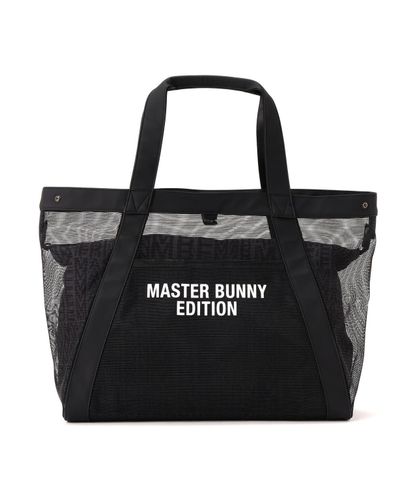 MASTER BUNNY EDITION トートカートバッグ ブラック テープ使いカートバッグ (UNISEX) | MASTER BUNNY EDITION（マスター