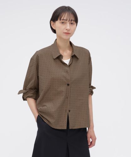 COTTON LINEN GINGHAM SHIRT | MARGARET HOWELL（マーガレット