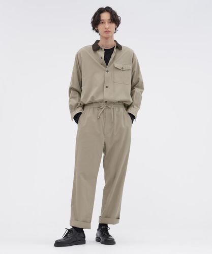 FINE COTTON PLAINWEAVE TROUSERS | MARGARET HOWELL（マーガレット