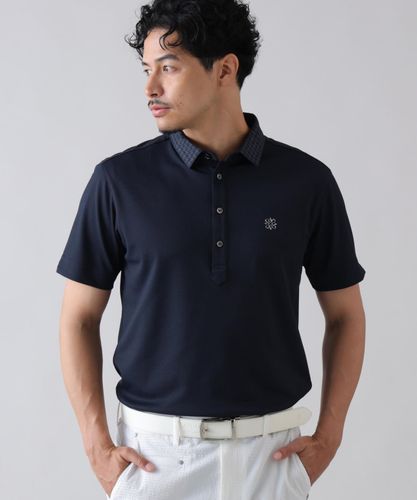 カチオンレトロバーズアイカノコ長袖ポロシャツ (MENS) | St ANDREWS
