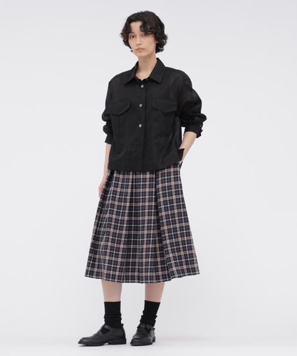 COTTON CHECK SKIRT | MARGARET HOWELL（マーガレット・ハウエル