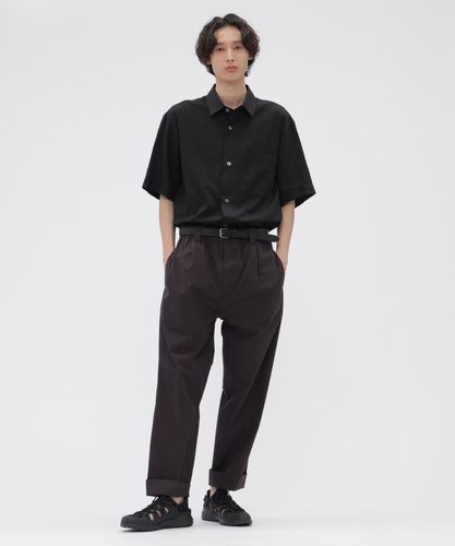 HIGHDENSE COTTON PLAINWEAVE TROUSERS | MARGARET HOWELL