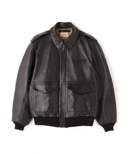 VINTAGE FINISHED VARSITY LEATHER ”CAMELLIA” | AVIREX