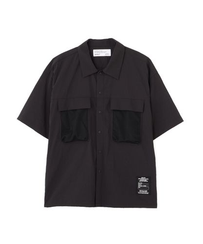 TFQP by HANDROOM》UTILITY SHORTSLEEVE SHIRT FLAT BLACK / 半袖