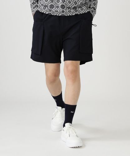ストレッチサッカージャガードショートパンツ ＜BIGボーダー柄