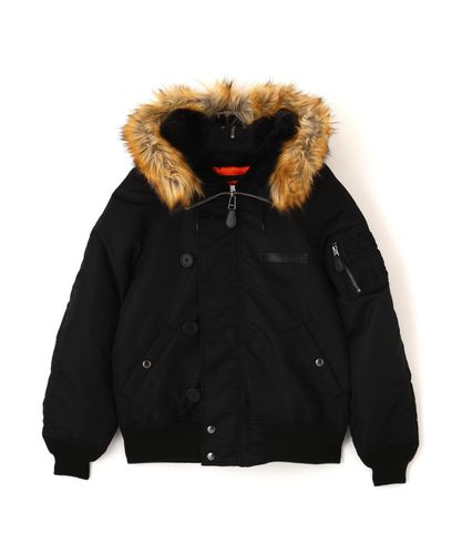 直営店限定》GOAT VEGE HOOD LEATHER JACKET | AVIREX（アヴィレックス