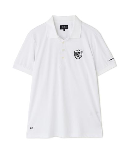 TEXBRIDハイゲージ千鳥ジャガード半袖ポロシャツ (MENS) | PEARLY