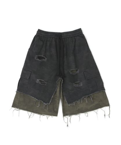 DankeSchon/ダンケシェーン/STUDS W-KNEE DUCK SHORTS | L.H.P
