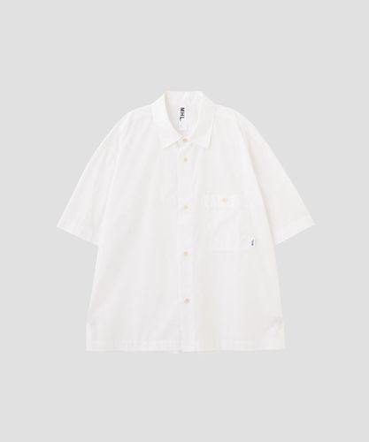 PIECE DYED COTTON POPLIN SHIRT | MARGARET HOWELL（マーガレット