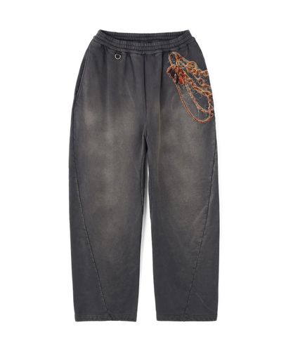 doubletパンツ doublet/ダブレット/EMBROIDERED CHAIN SWEATPANTS | L.H.P
