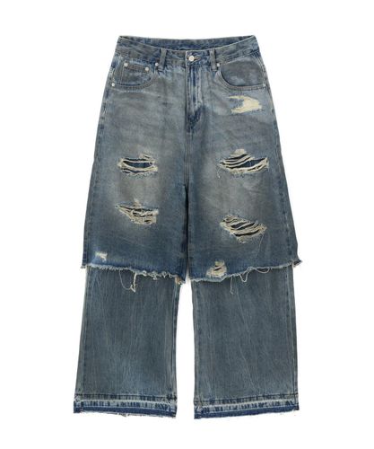 SUGARHILL/シュガーヒル/MODERN DENIM WIDE SHORT TROUSERS | L.H.P