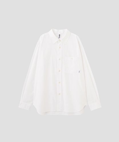 PIECE DYED COTTON POPLIN SHIRT | MARGARET HOWELL（マーガレット