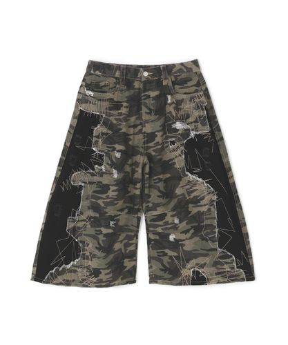DankeSchon/ダンケシェーン/CAMO LINESTONE SHORTS | L.H.P