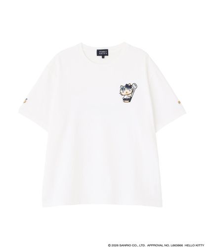 GOLD RABBIT】綿ポリエステルダブルラッセルレース半袖ポロシャツ