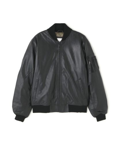 LEATHER MA‐1 FLIGHT JACKET / |レザー エムエーワン フライト