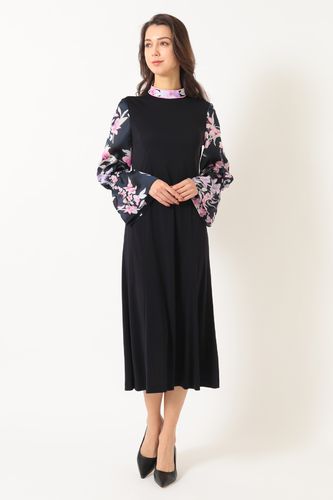 レオナールワンピース　ブラック　サイズM〜L ワンピース｜レオナール 公式オンラインショップ