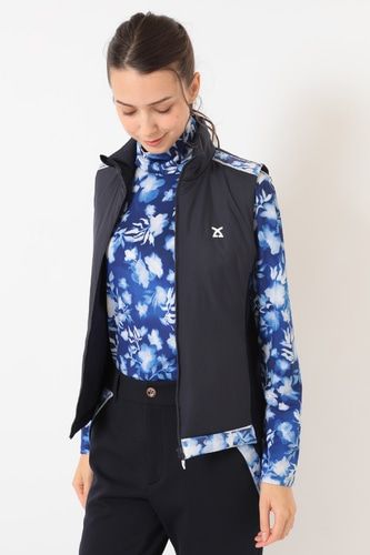 ✨極美品・44✨レオナールスポーツ リバーシブルベスト 2XL 花柄 2way白 ブルゾン S52F332745｜レオナール 公式オンラインショップ