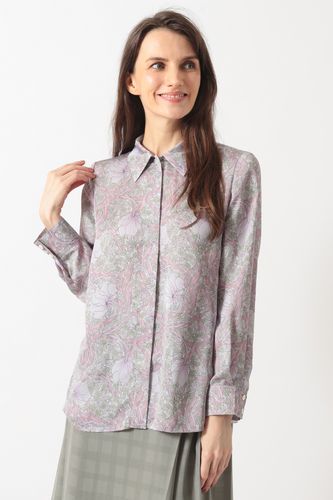 DAKS - DAKS ダックス チェック　ボウタイ　リボン　半袖　ブラウス　プリーツ　40 ウールボイルチェックブラウス A52F353242｜DAKS（ダックス）公式