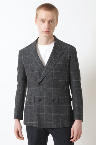 ウインドペンチェックブリティッシュジャケット A52M121966｜DAKS
