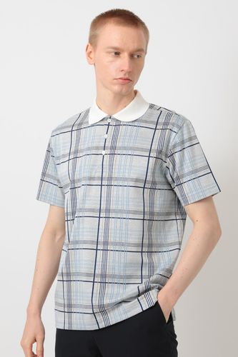 GIZAコットン THOMAS MASONチェック シャツカラーポロ A52M185702
