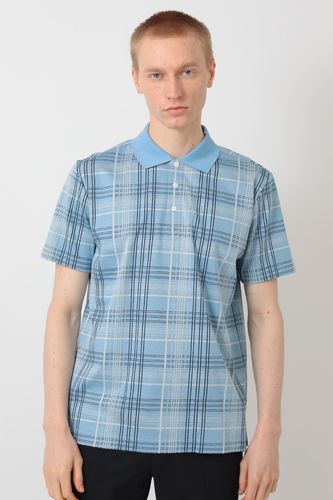 GIZAコットン THOMAS MASONチェック シャツカラーポロ A52M185702