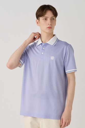 GIZAコットン DAKSカラーライン ポロシャツ A52M184702｜DAKS