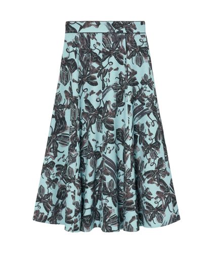 デニムフラワージャガードポケットスカート|ANAYI OFFICIAL ONLINE