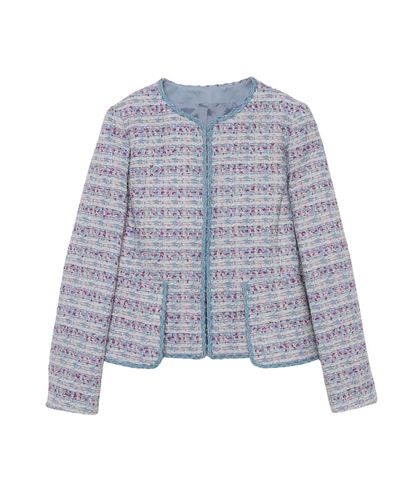 セットアップ対応商品】ウールプリペラVネックロング ジャケット