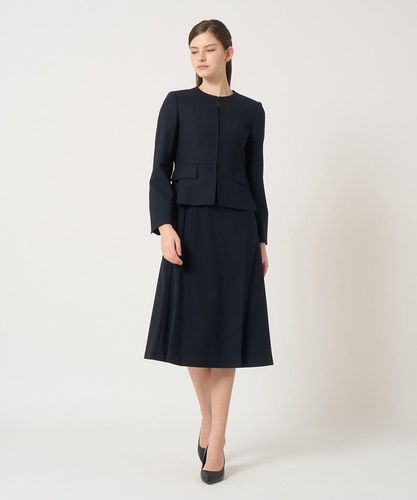 セットアップ対応商品】ウールジョーゼットクルージャケット|ANAYI