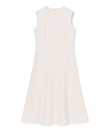 アナイ　Jules Tournier ワンピース サーモンピンクツイードバイヤス ワンピース|ANAYI OFFICIAL ONLINE