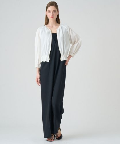 【1313】新品 現行品 アナイ カラミコットンブルゾン カラミコットンブルゾン|ANAYI OFFICIAL ONLINE STORE|アナイ